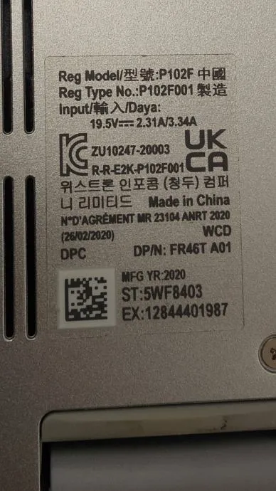 laptop dell inspiron 15 p102f / i5 1035g1 / 8gb/500gb / r1, rate!! - slika 5