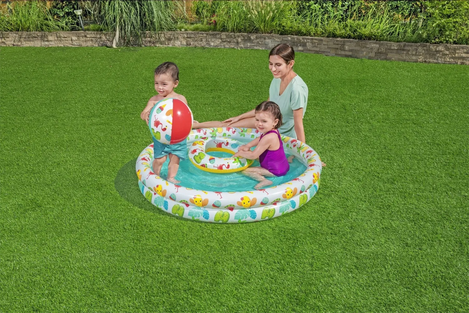 bazen na napuhavanje ball set 3u1 1 22 20cm bestway - slika 6