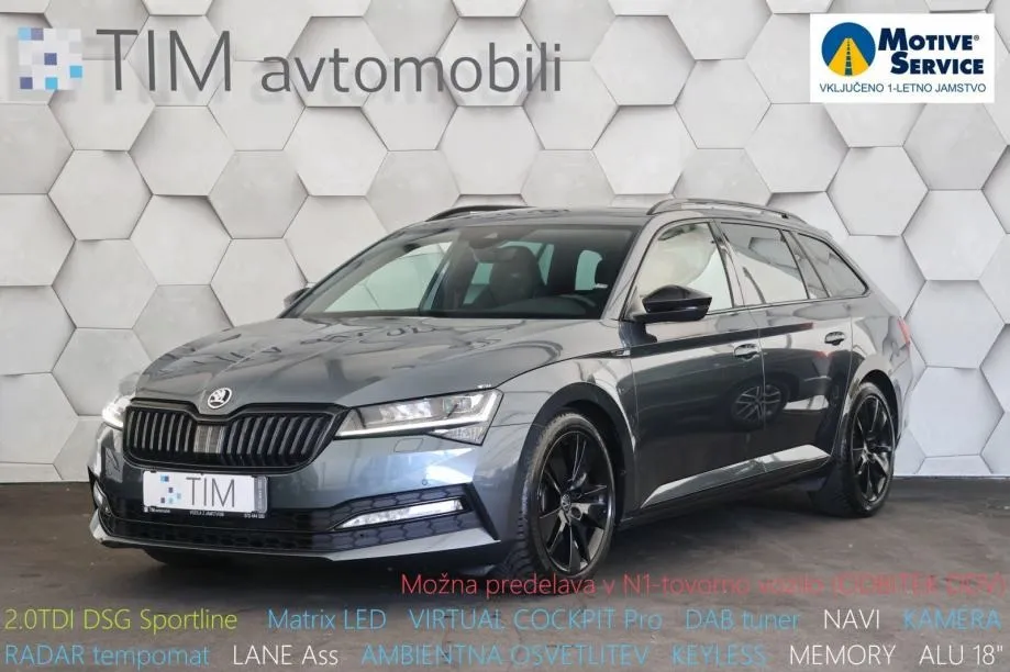 Škoda Superb Combi 2.0TDI Combi DSG MATRIX VIRTUAL RADARtempom - Celje