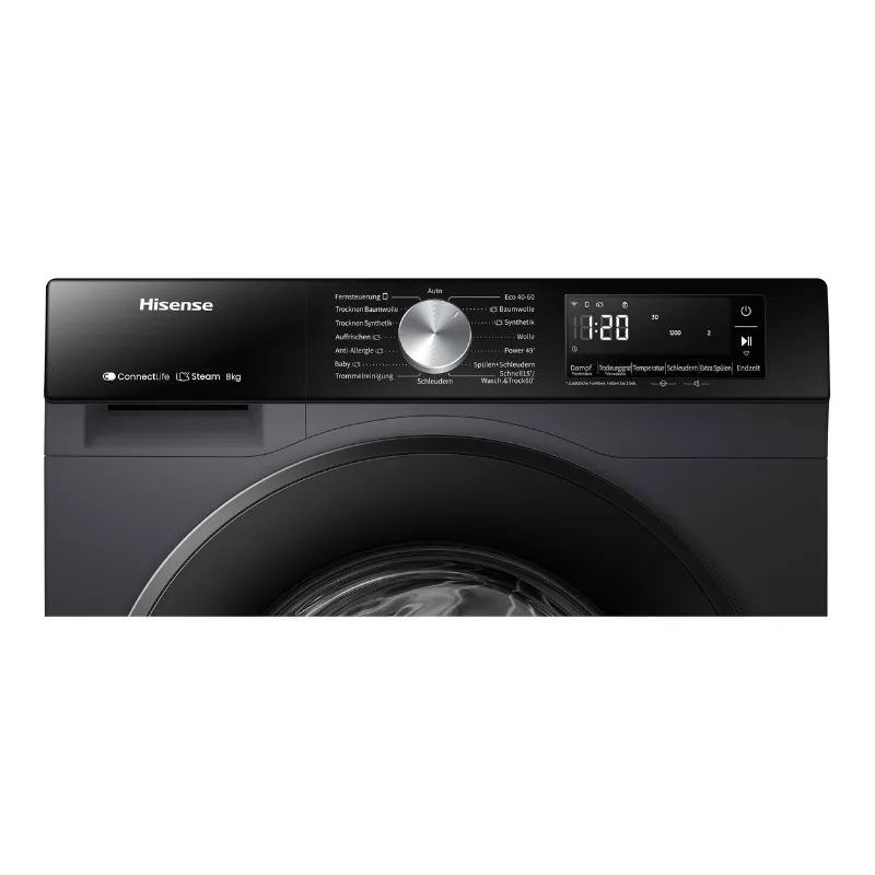 hisense perilica-sušilica rublja serije 3s wd3s8043bb3 - slika 2