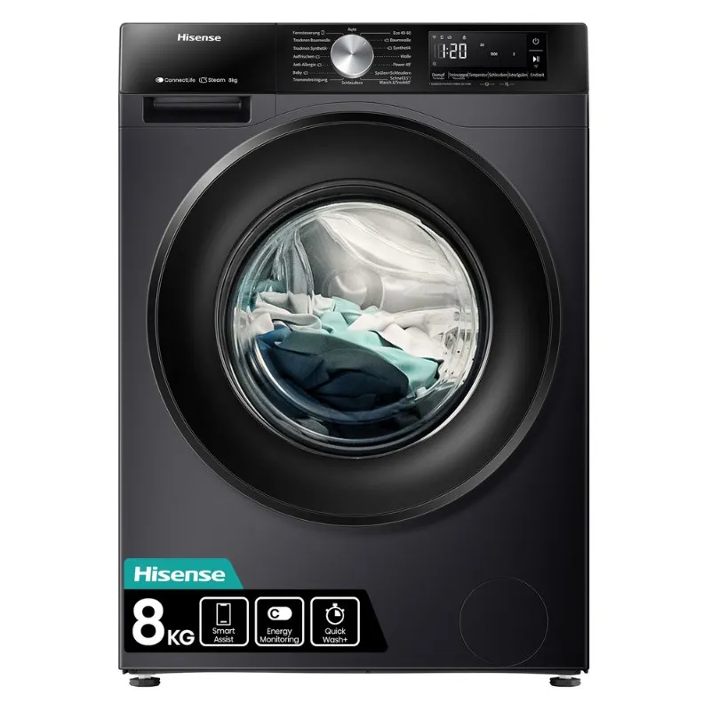 hisense perilica-sušilica rublja serije 3s wd3s8043bb3 - slika 3