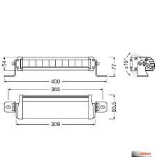 reflektor led bar osram 103 combo - slika 2