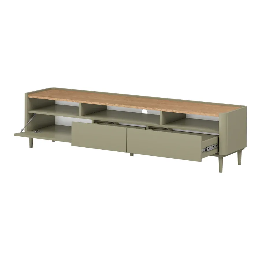 tv komoda elivo 200cm, materijal: mdf,melaminska ploča - slika 2