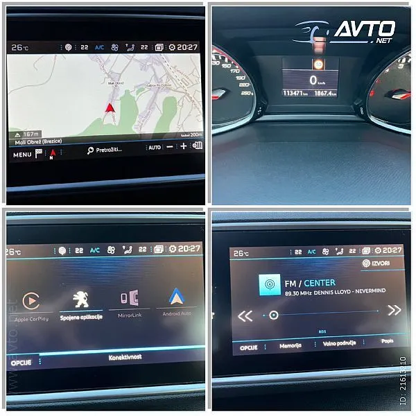 peugeot 308 1.2 puretech-1 vl.-alu-navi-led-odlicn... - slika 14