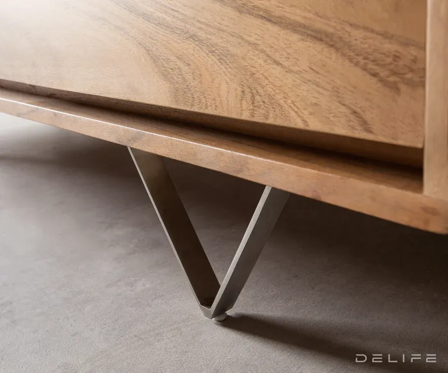 komoda eloi 240x40cm, materijal: bagrem - slika 7