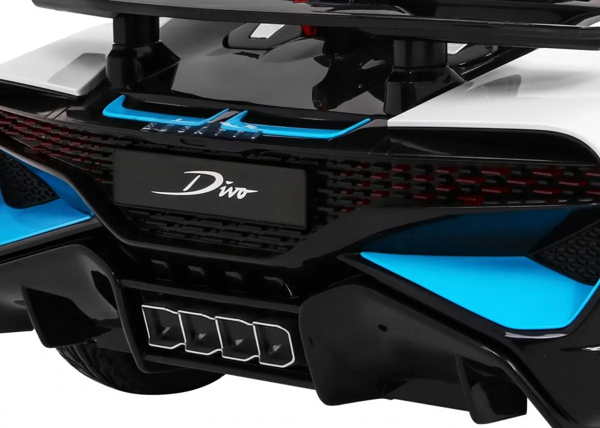 licencirani auto na akumulator bugatti divo - bijeli - slika 7