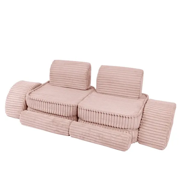modularna sofa - ružičasta - slika 3