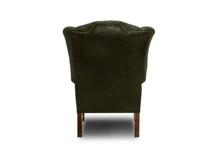 chesterfield fotelja plainwing | 1-sjedište | cloudy green - slika 3