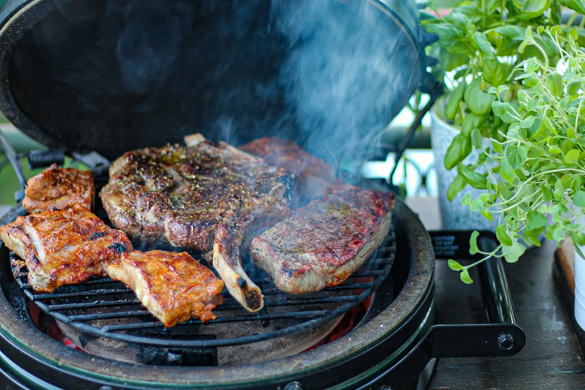 big green egg minimax (orginal kamado roštilj) - slika 9