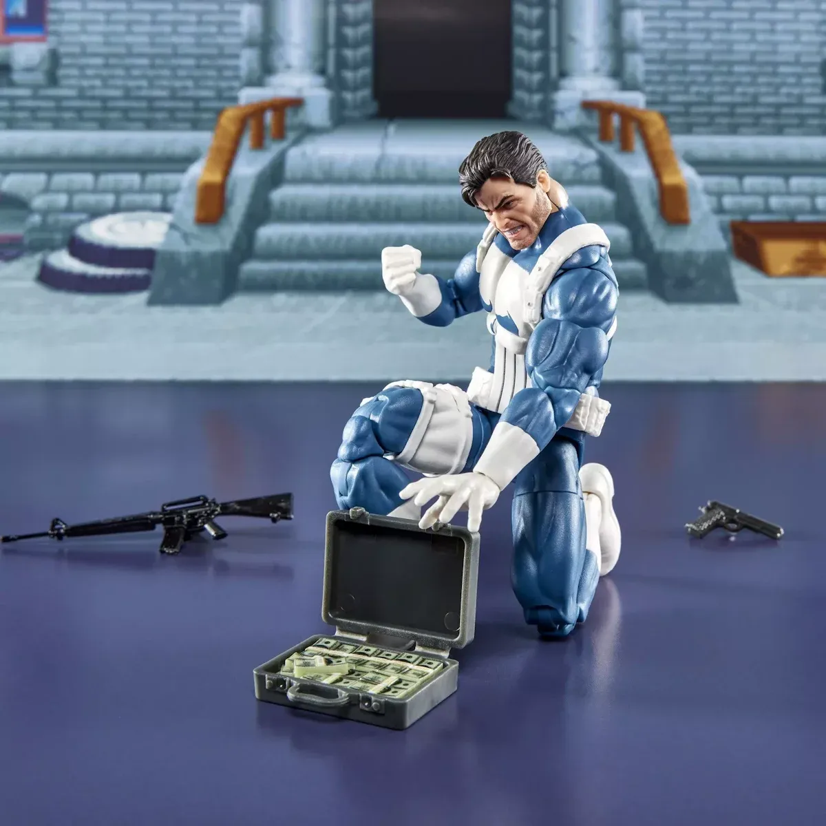marvel legends series: punisher and nick fury figure, 15cm - slika 4