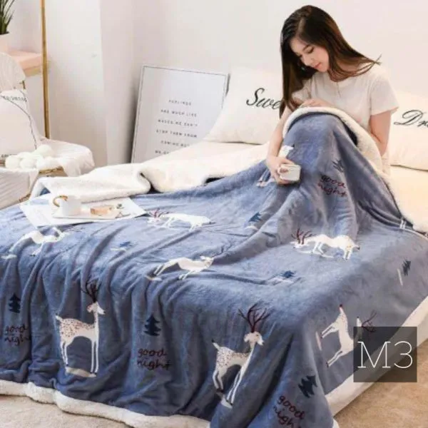 (120x200cm) velvet medium deka - soft - slika 5