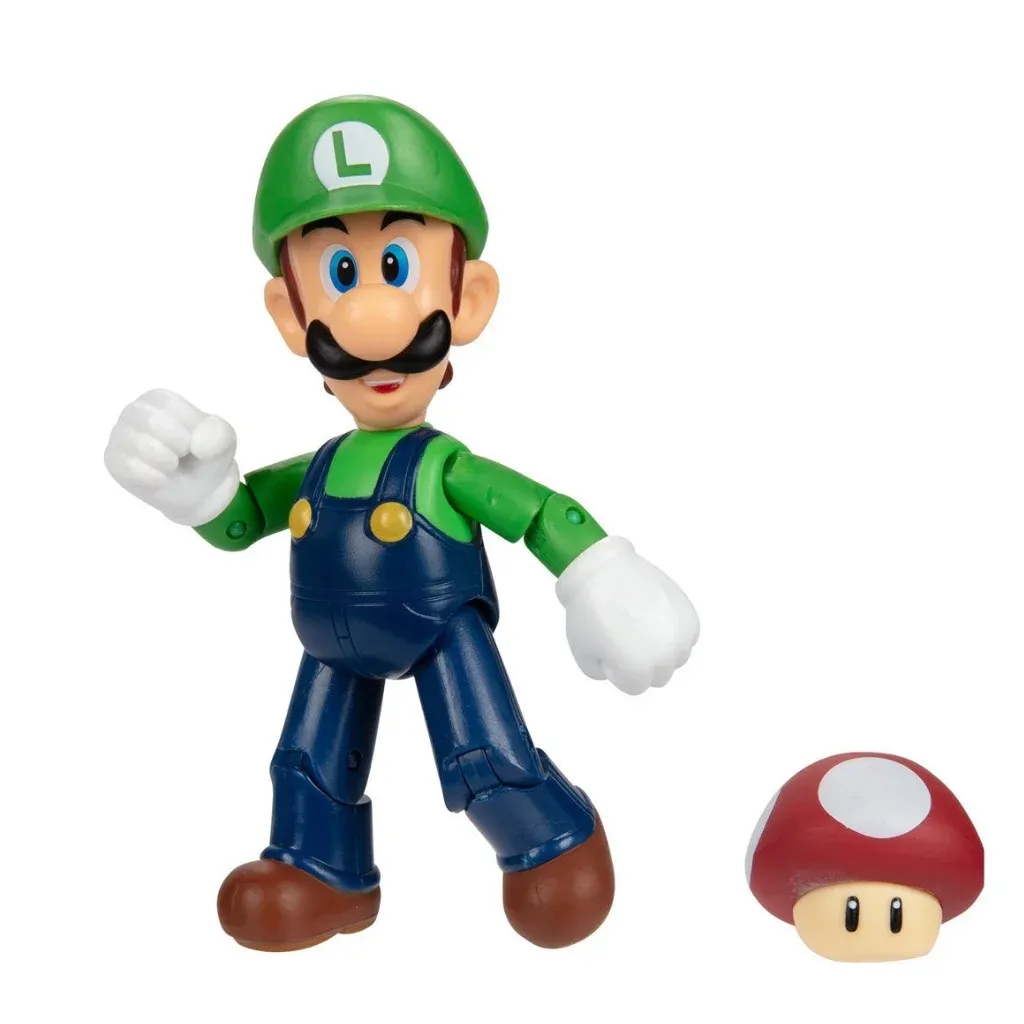 super mario bros – luigi figurica, 10cm - slika 3