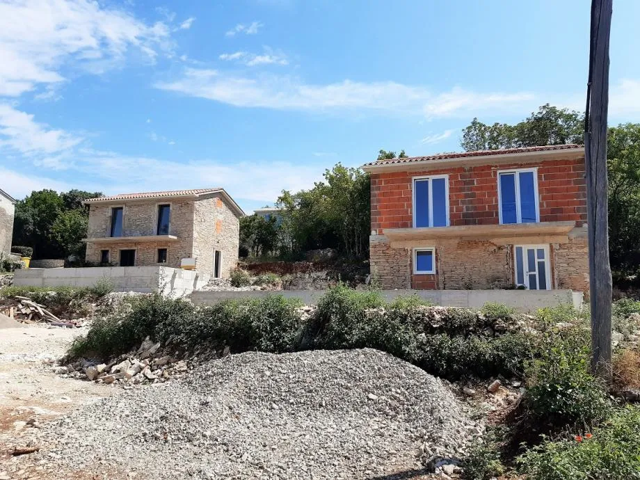 istra, trget, kuća 82 m2 sa bazenom, pogled na more, 450 m od mora - slika 2