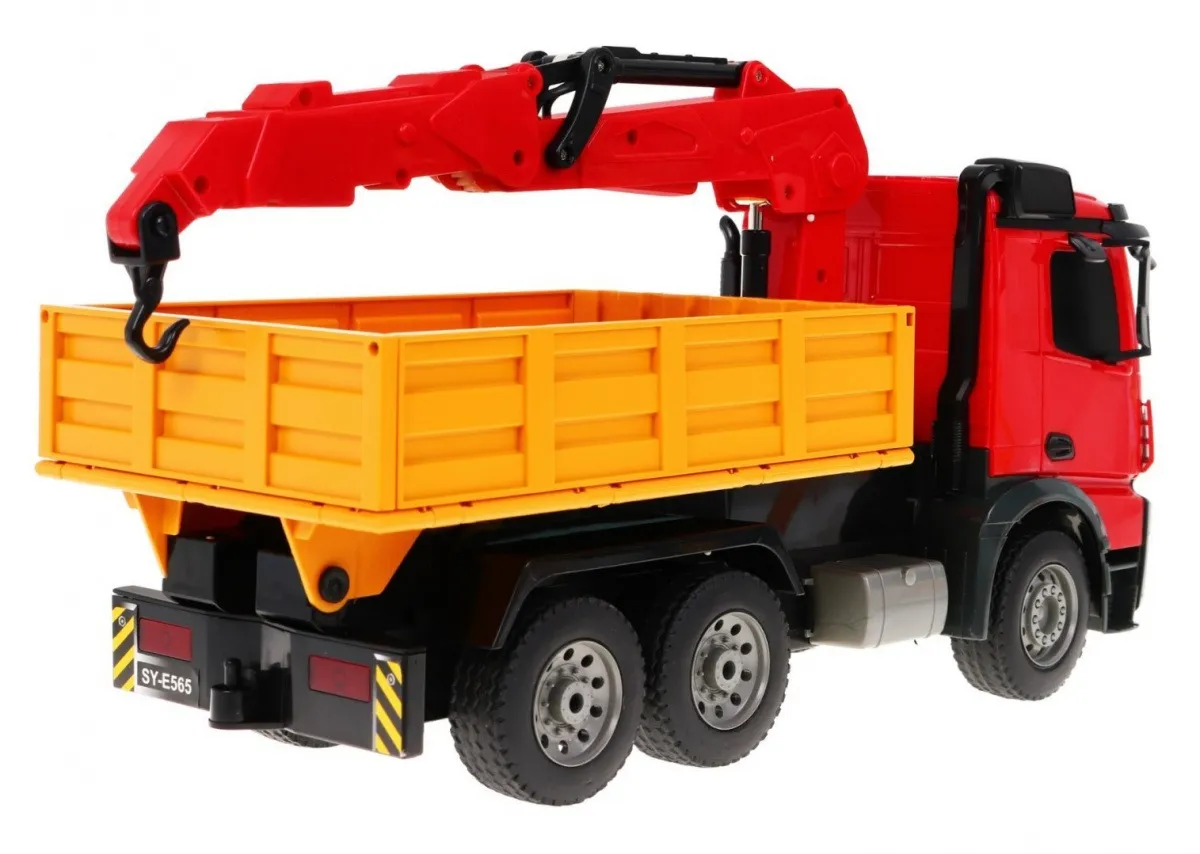 car r/c mercedes-benz arocs 2.4g hds crane double e - slika 3