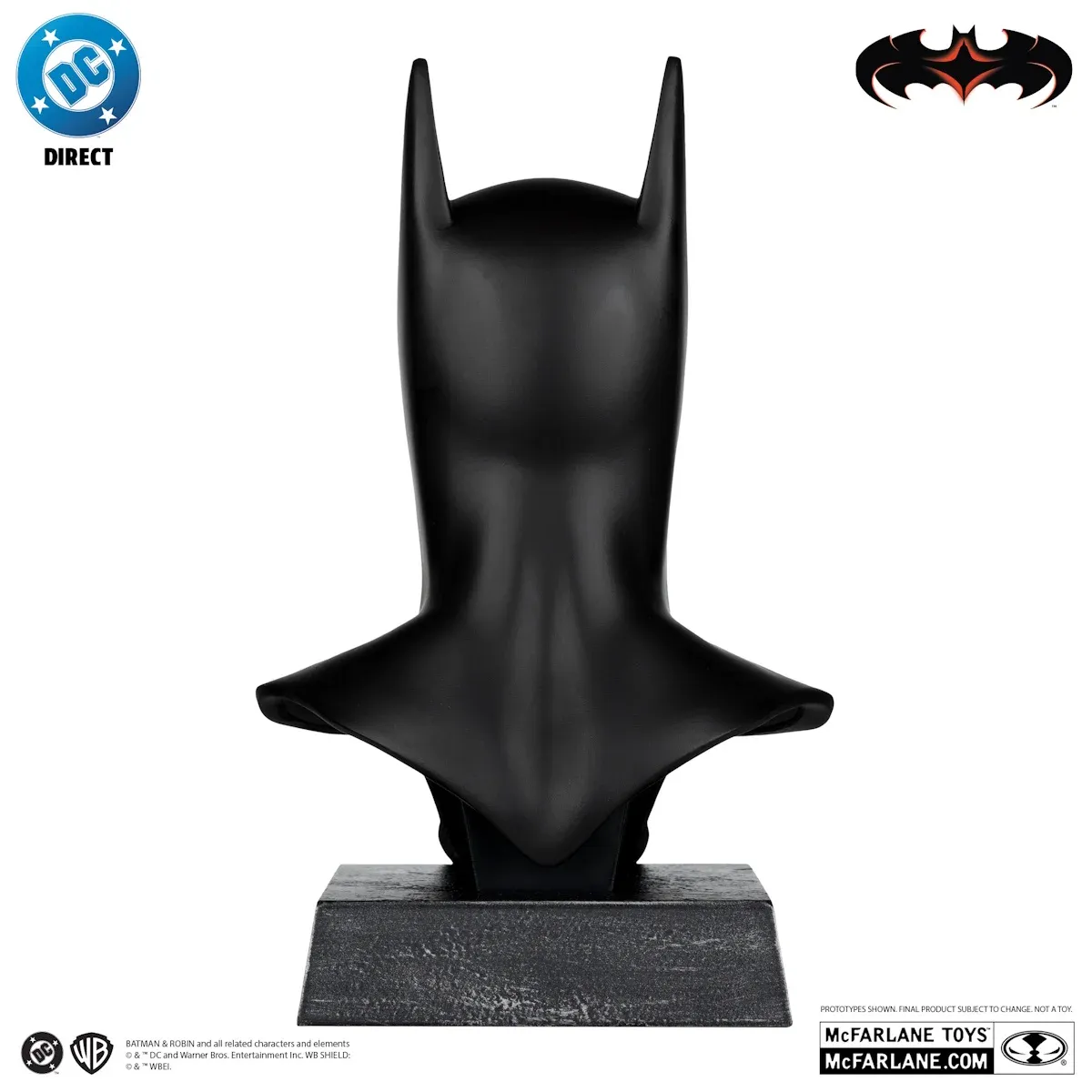 mcfarlane dc direct – batman (batman and robin) cowl replica - slika 3