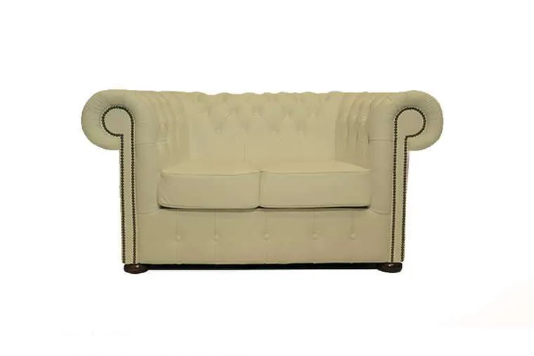 Chesterfield Dvosjed Class Leather | 2-sjedišta | Vanilla - Ježdovec, Zagreb