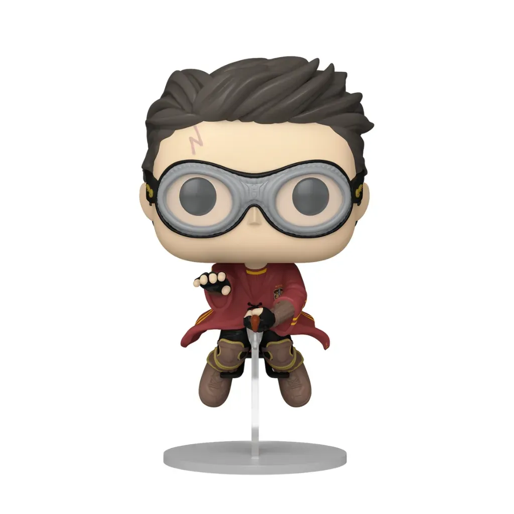 funko pop! harry potter – harry potter with broom (quidditch) #165 - slika 3