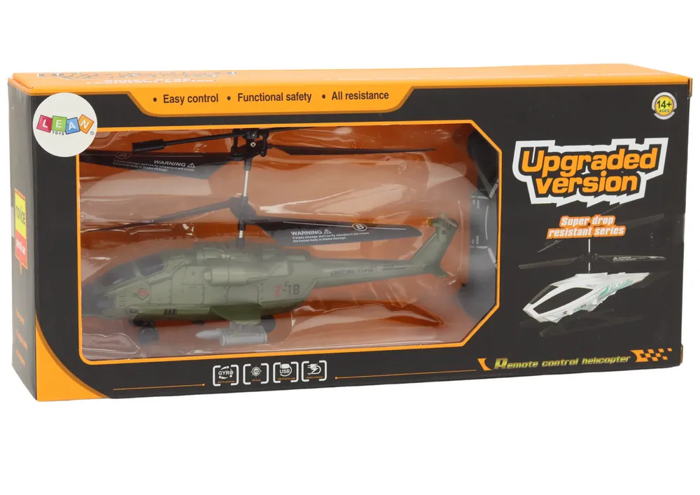 remote controlled rc military helicopter gyroscope - slika 4