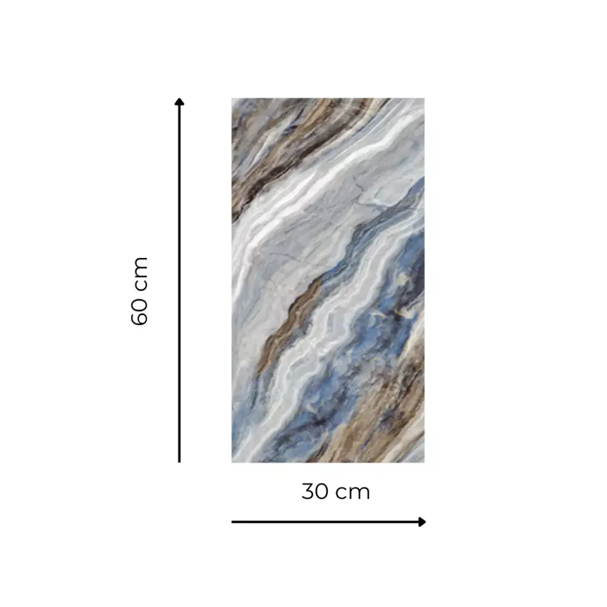 (komplet 10kom) luksuzna imitacija mramora - zidne obloge marble - slika 13