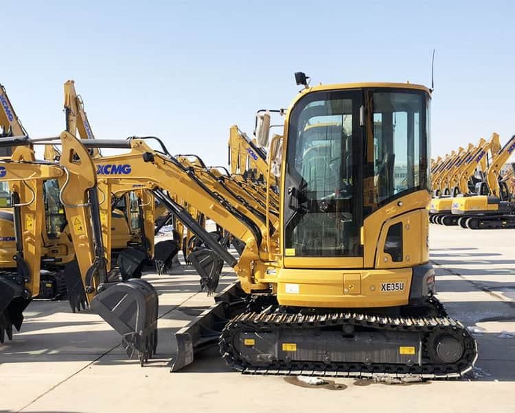 novi mini bager xcmg 3,5 t - slika 3