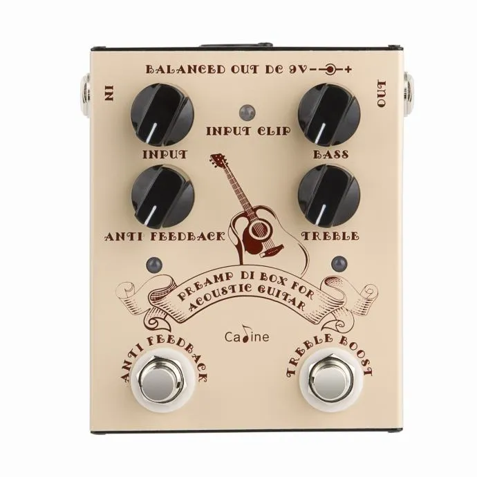 caline cp40 di box for acoustic guitar - slika 2
