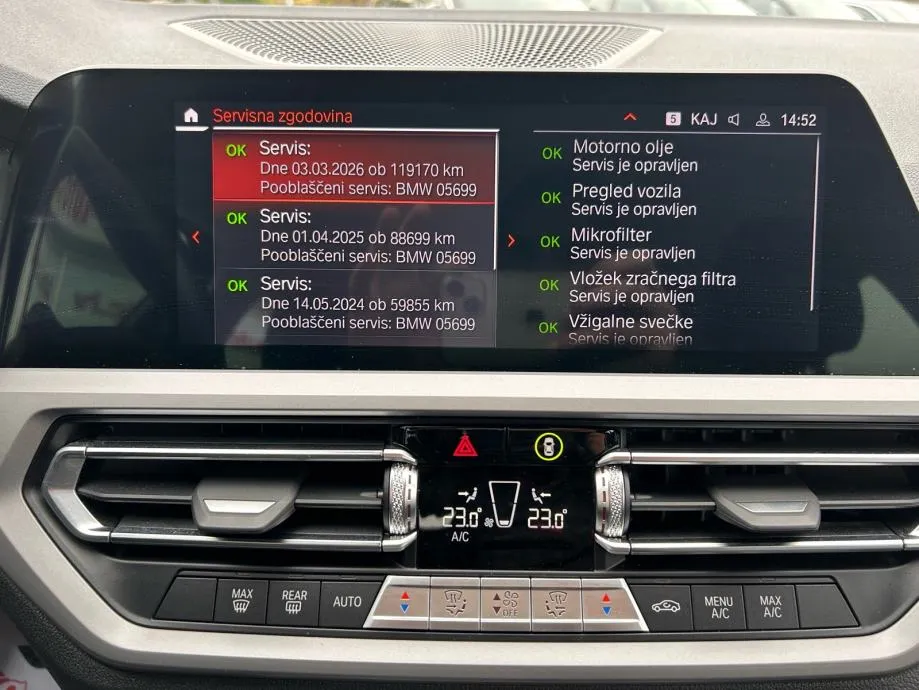 bmw 318i 2022.,servisna, park senz, virtual navi, led, front asist - slika 17
