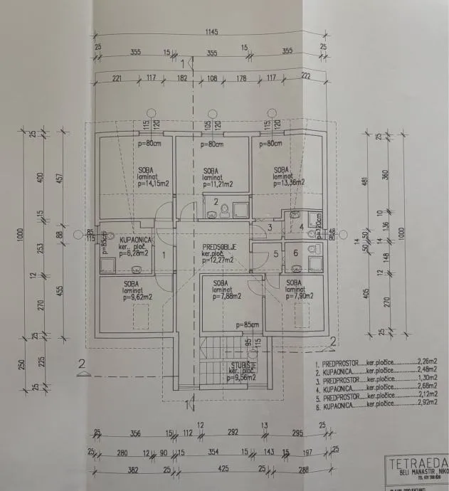 kuća: stambeno poslovna katnica, bilje, 330.00 m2 - slika 21