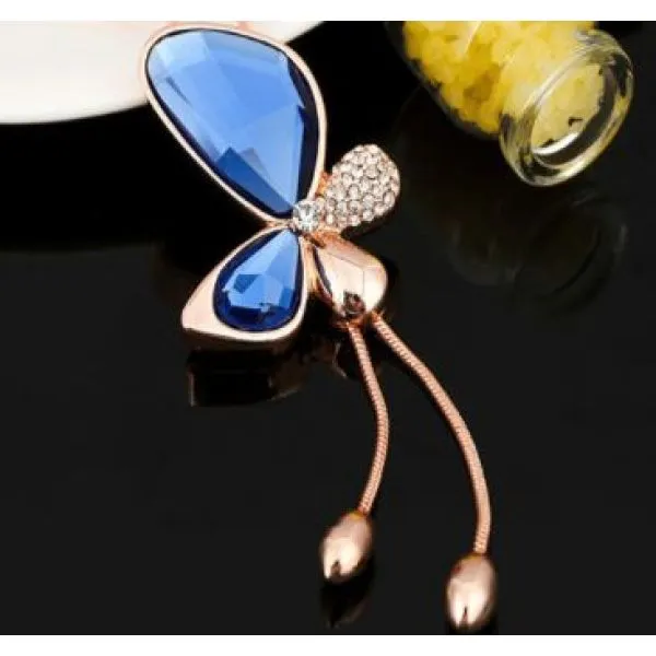 ogrlica dijamantni leptir diamond-butterfly - slika 5