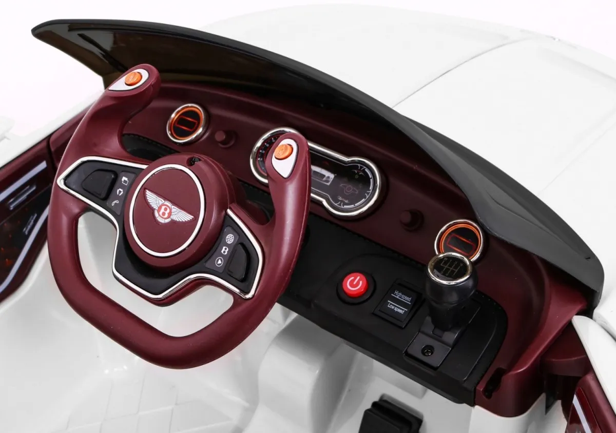 licencirani auto na akumulator bentley exp12 - bijeli - slika 5
