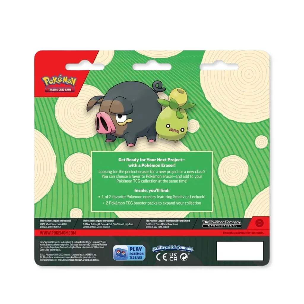 pokémon tcg: back to school eraser blister (2023) – smoliv - slika 4