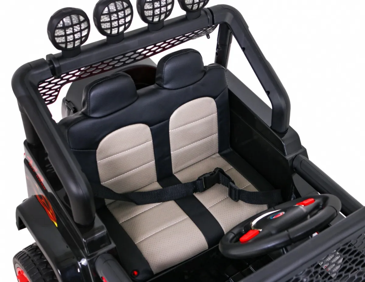 auto na akumulator new raptor drifter 4 x 4 - crni/plamen - slika 7