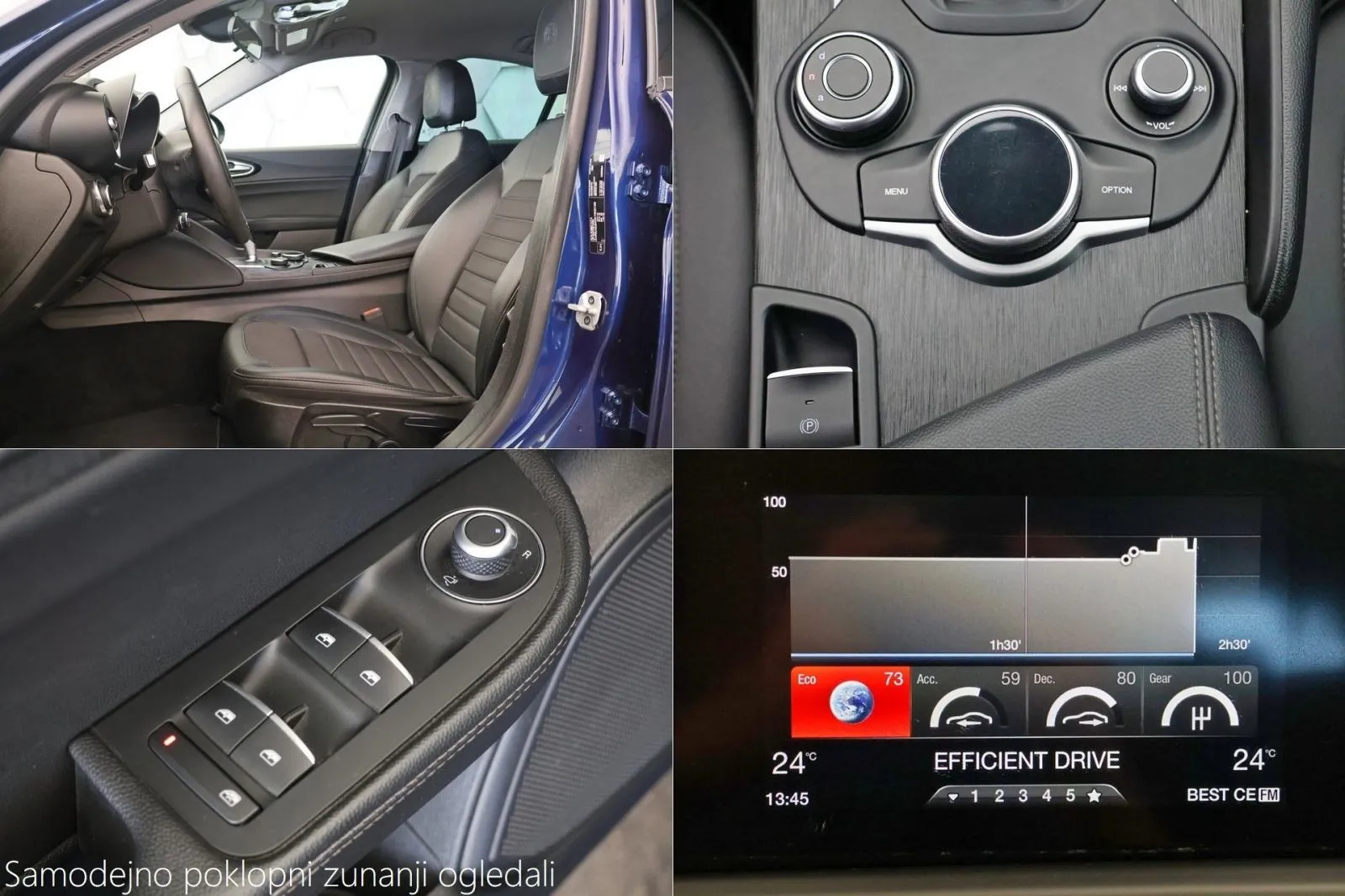 alfa romeo giulia 2.2jtdm at8 super 160km led+biksenon navi - slika 15