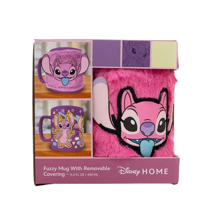 lilo & stitch (angel) fuzzy mug, 440 ml - slika 6