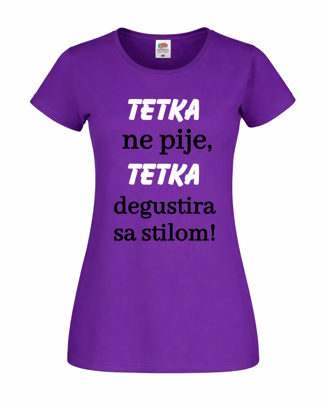majica – tetka ne pije, tetka degustira sa stilom - slika 5