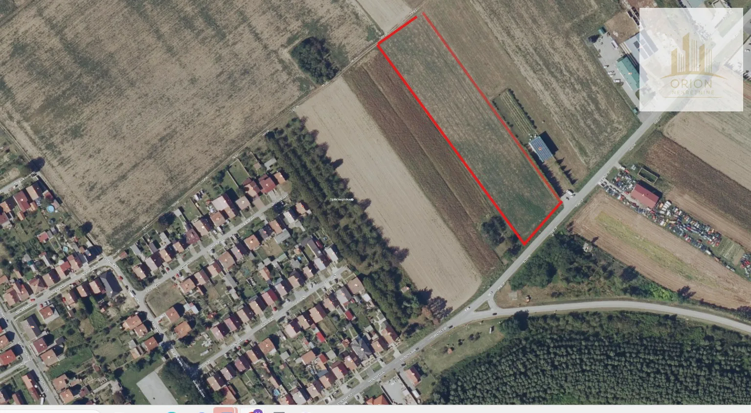 BILJE, prodaja 4 zemljišta ukupne površine 11.669 m2+građevinska dozvola, PRILIKA!