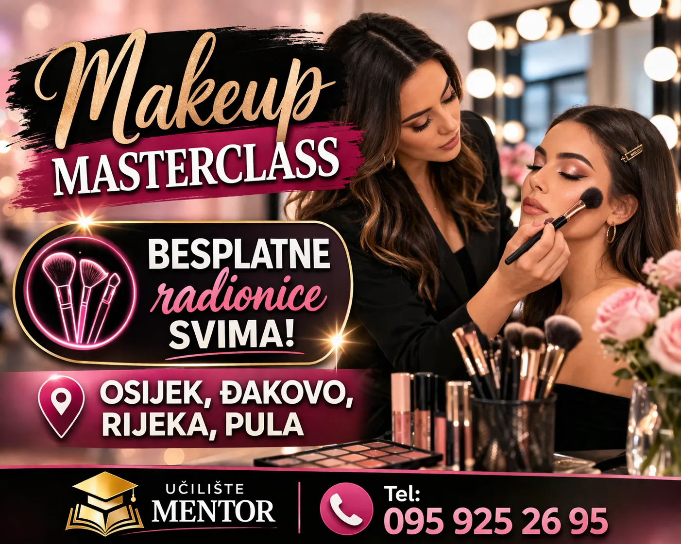 Besplatna Makeup Akademija u 4 grada - Đakovo