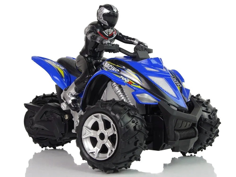 quad rock crawler tricycle remote controlled 1:12 2.4g blue - slika 3
