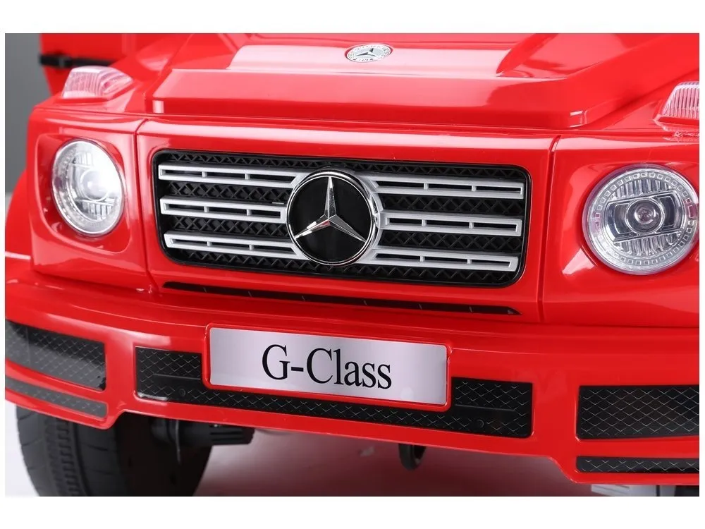 licencirani auto na akumulator mercedes g500 - crveni - slika 8