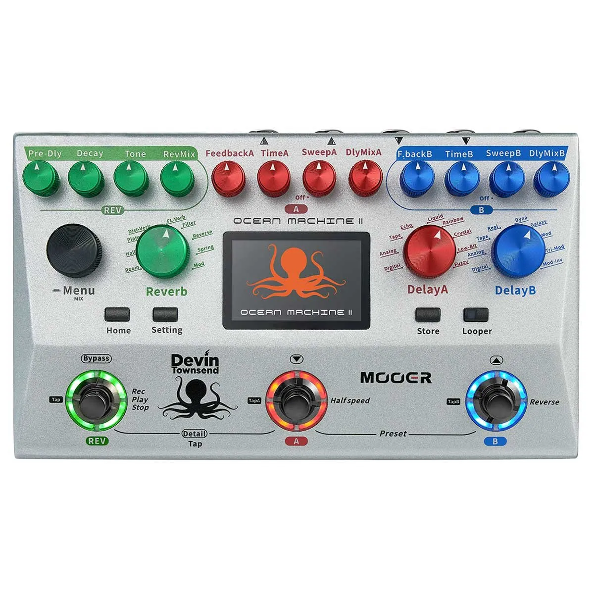 Mooer Ocean Machine Ii Delay/reverb - Zagreb