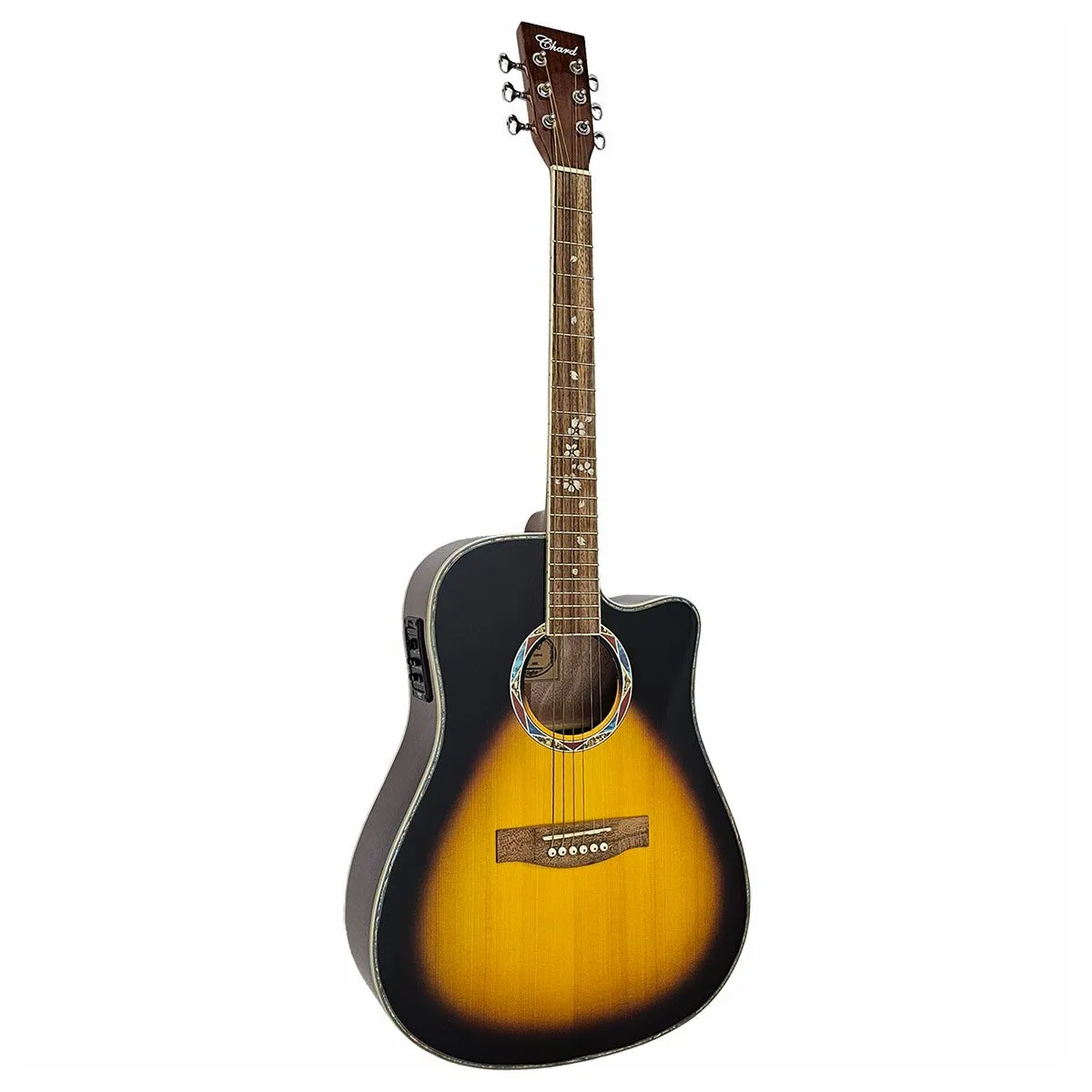 Chard Ed55a Sb A301 Elektro Akustična Gitara - Zagreb