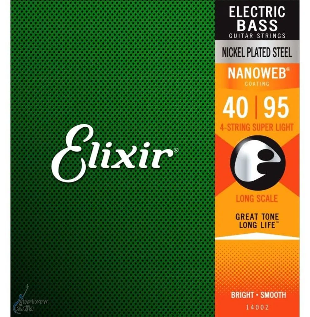 Elixir 40-95 Nanoweb Super Light Bass 14002 - Zagreb