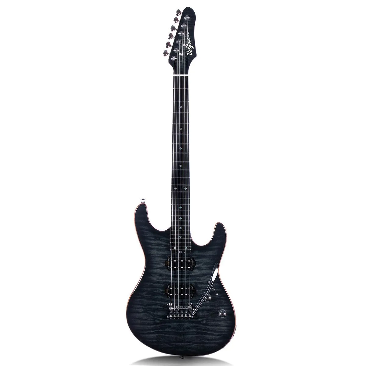 volgoa vlmys-02 black električna gitara - slika 1