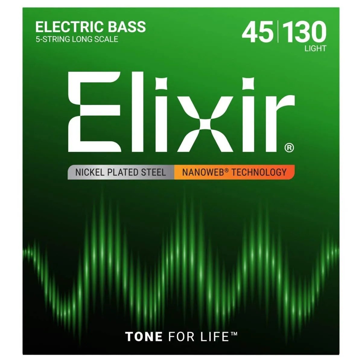 Elixir 45-130 Light Nanoweb 5-String - Zagreb