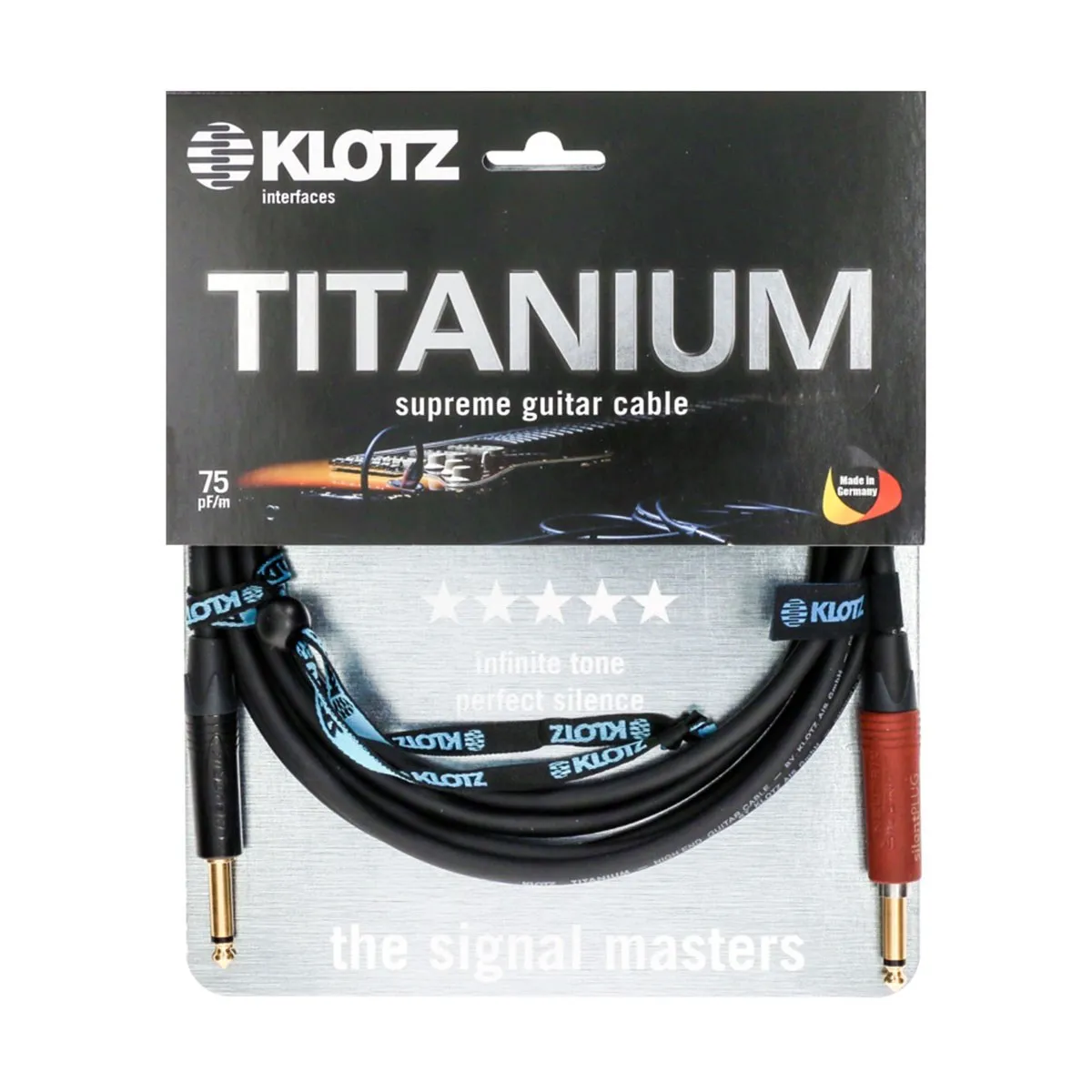 KLOTZ TI-0300PSP TITANIUM GITARSKI KABEL 3m - Zagreb