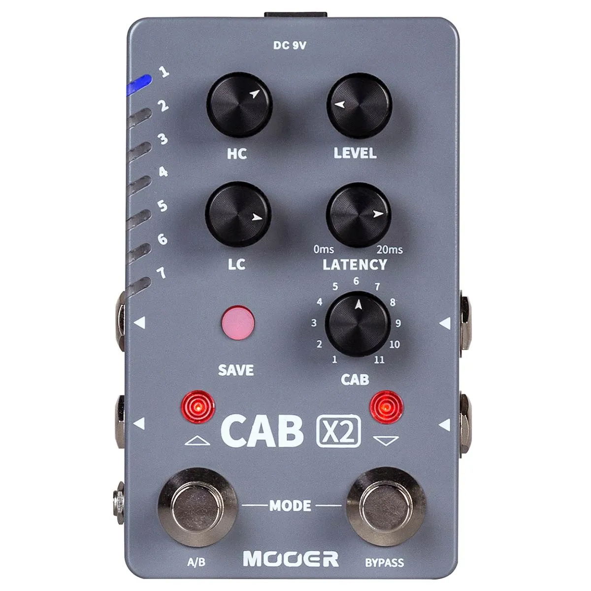 Mooer Cab X2 Cabinet Simulation Pedal - Zagreb