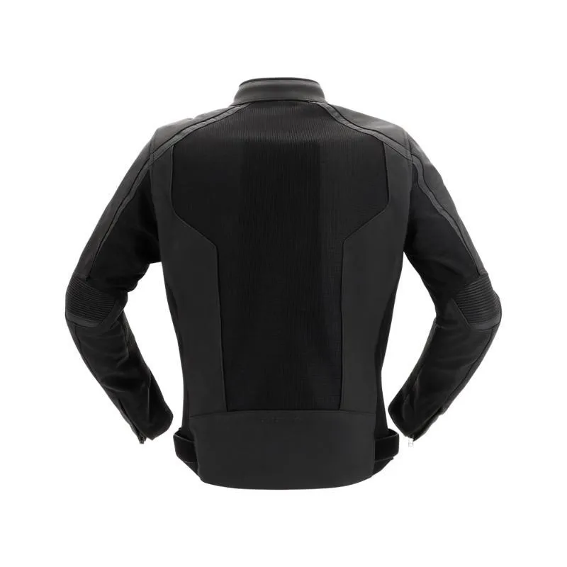 jakna richa ballistic 3 kožna mesh muška crna - slika 2