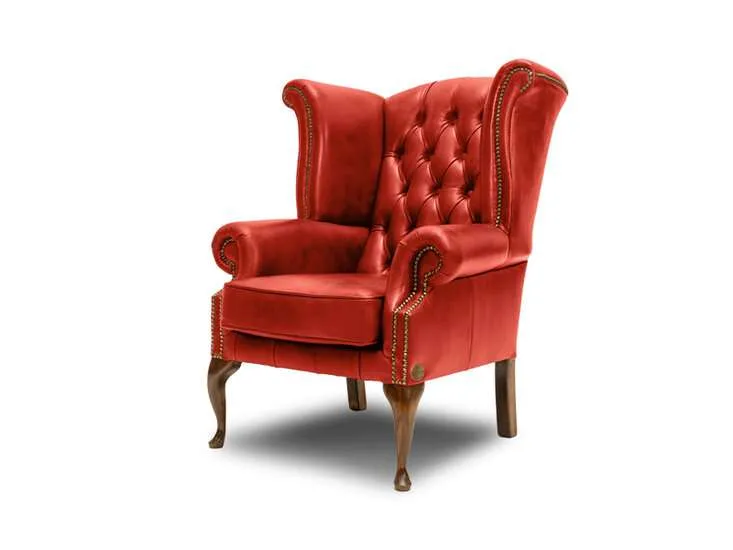 chesterfield fotelja plainwing | 1-sjedište | red - slika 2