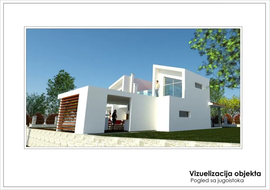 kaštelir-građevinsko zemljište pogled more sa idejnim projektom - slika 3