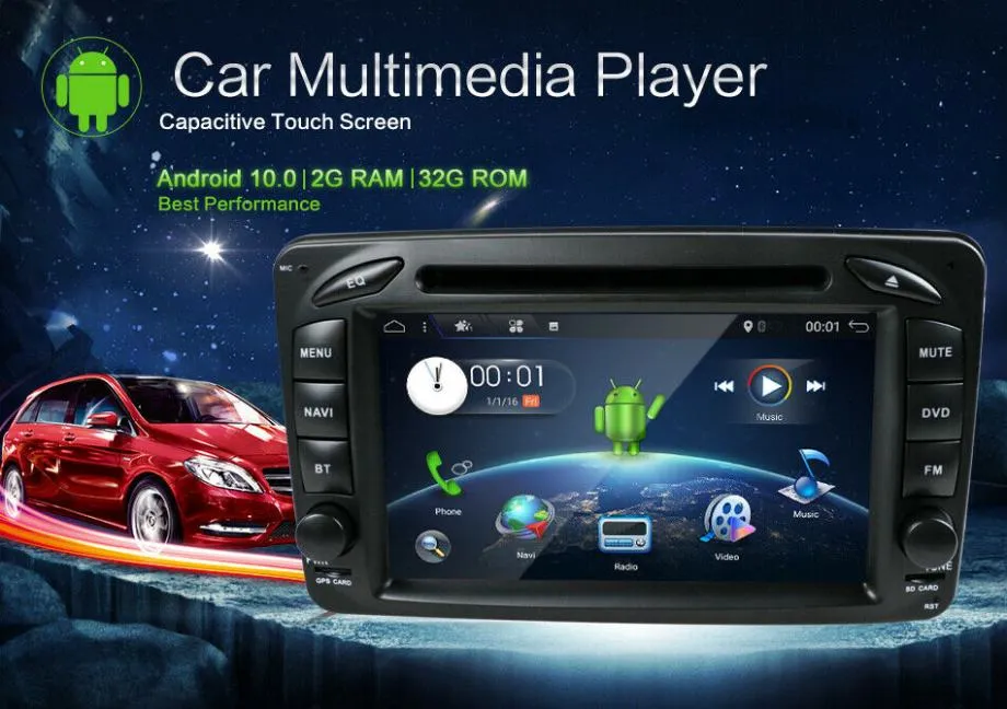 mercedes w168 w209 android original navigacija multimedija - slika 13