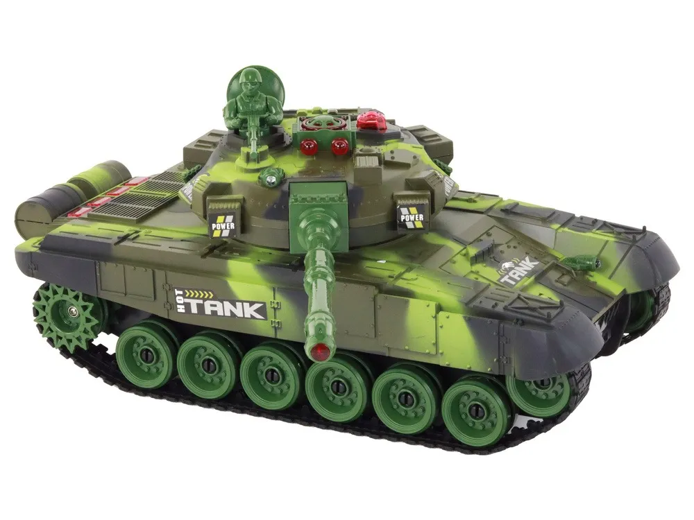 remote controlled fighting tanks set war tank rc battle infrared - slika 7